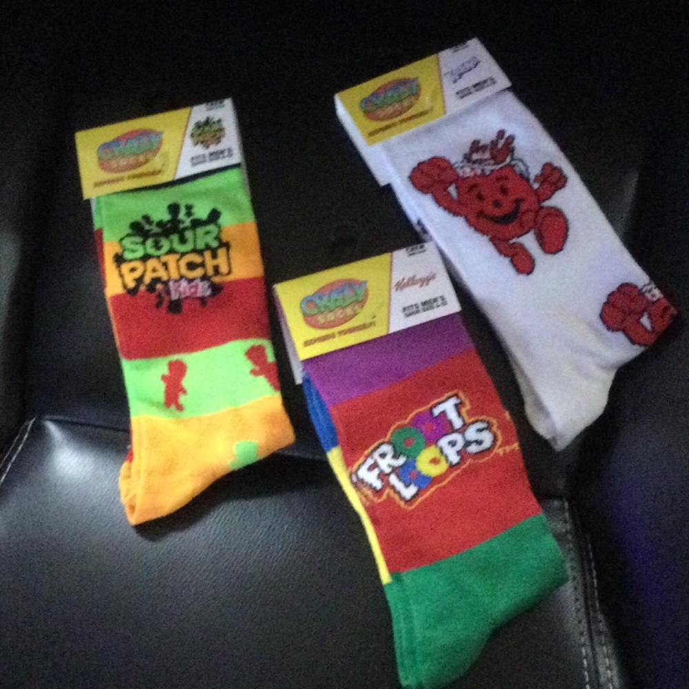New 3 Paris Crazy Socks